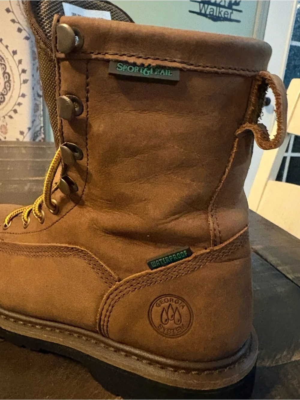 Georgia Boot G2048 Mid-Calf Waterproof Lace-Up Work Boots Leather Thinsulate